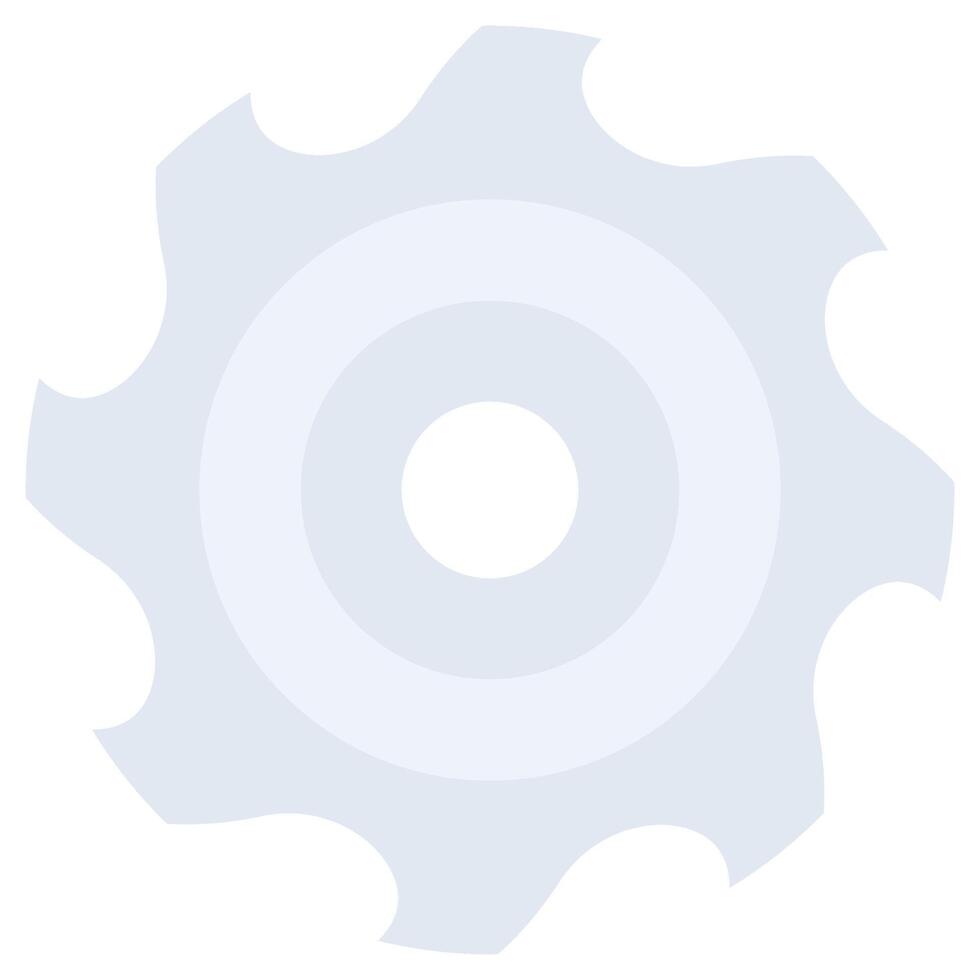 Saw Blade Design Flat Icon, Flat Design Style Icon Symbol vector