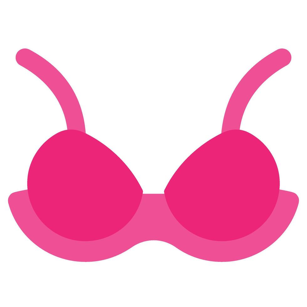 Bra Flat Icon, Flat Design Style Icon Illustration vector