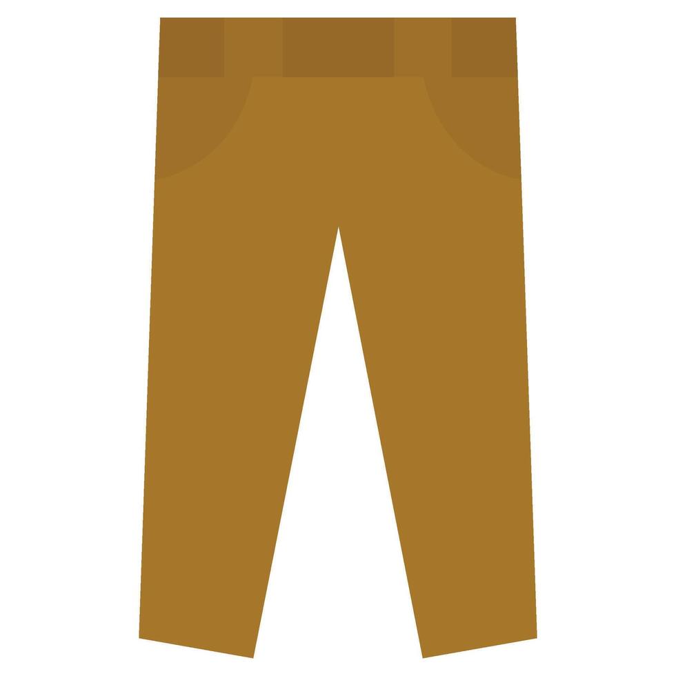 Jean Flat Icon, Flat Design Style Icon Illustration vector