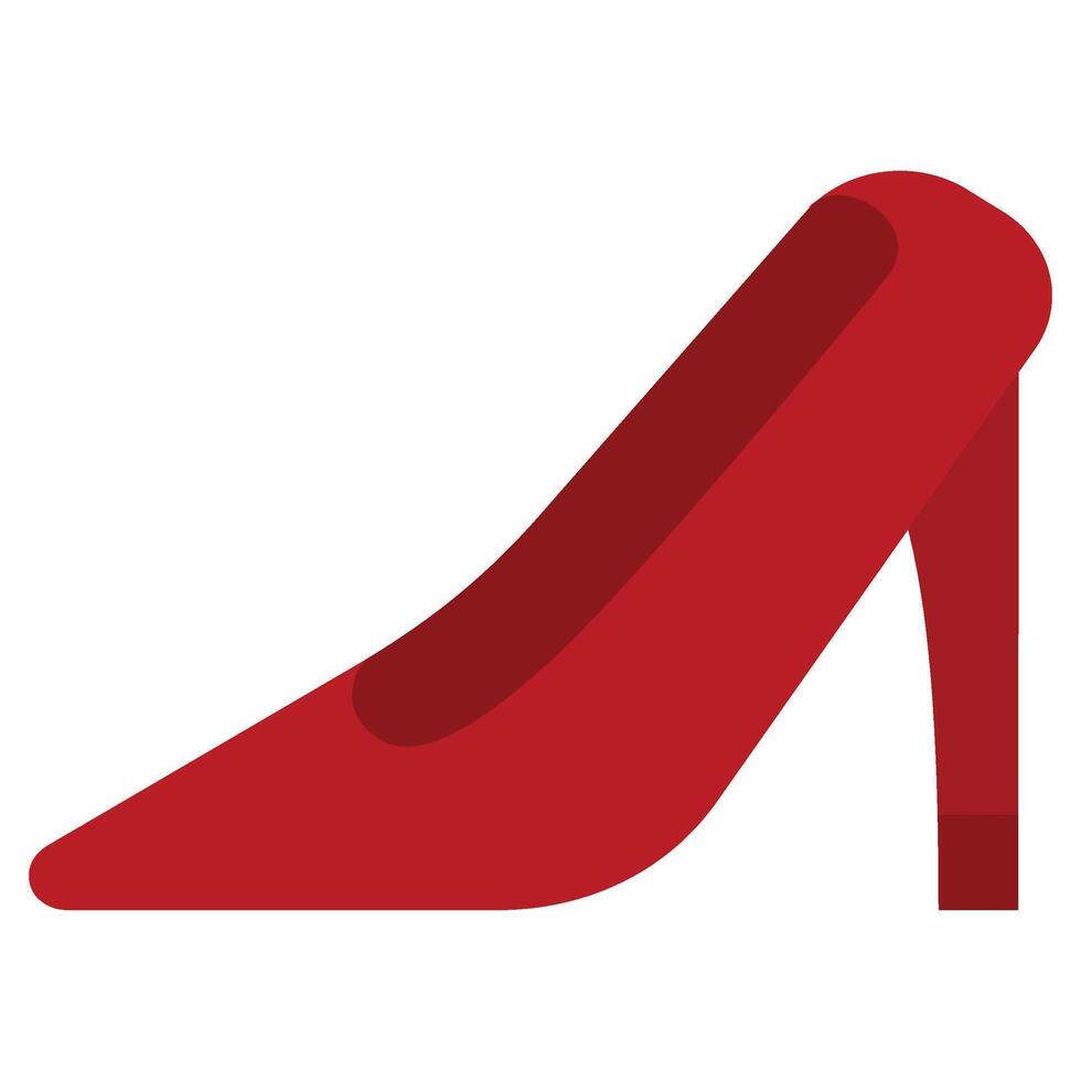 Pump Shoe Flat Icon, Fashion Shopping Store Element Flat Icon vector