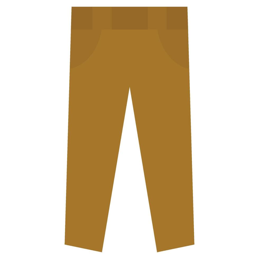 Jeans Flat Icon, Fashion Shopping Store Element Flat Icon vector