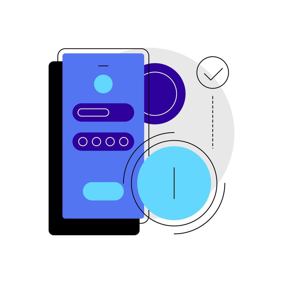 Digital wallet, smart banking. Smartphone with coins vector
