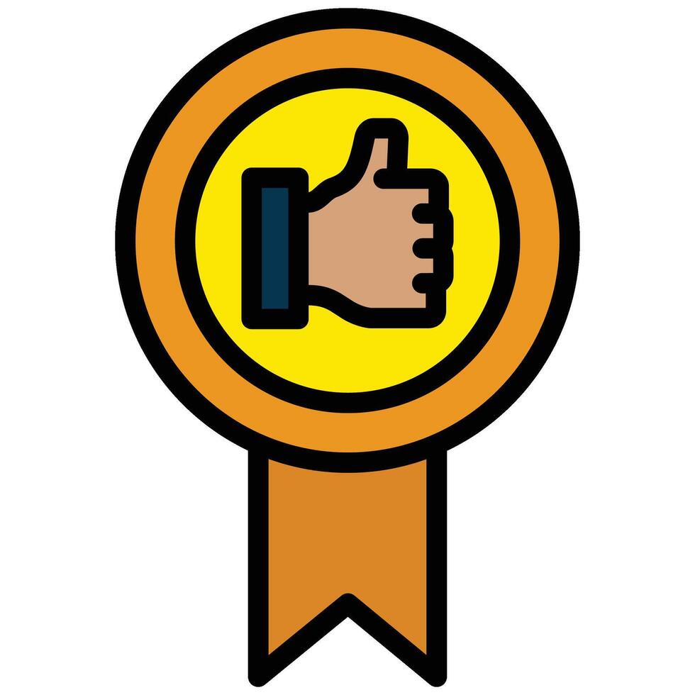 Like Label Outline Flat Icon, Teamwork Management Outline Flat Icon Collection vector