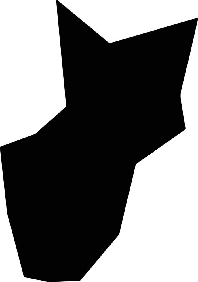San Matias El Salvador silhouette map vector