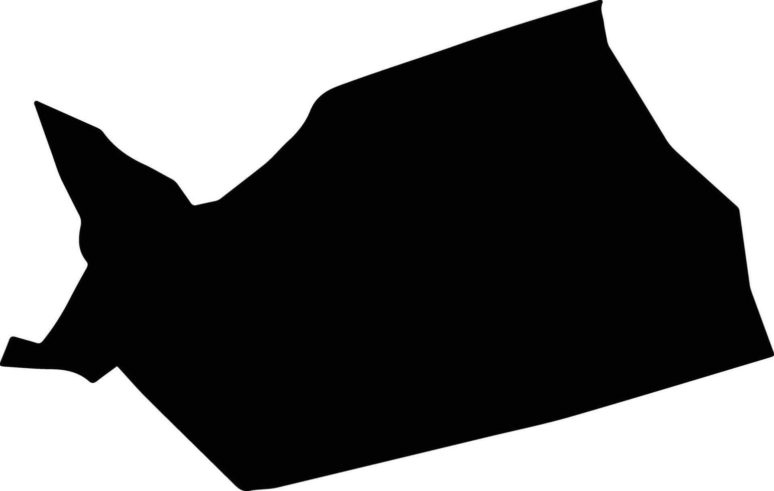San Miguel Achiutla Mexico silhouette map vector