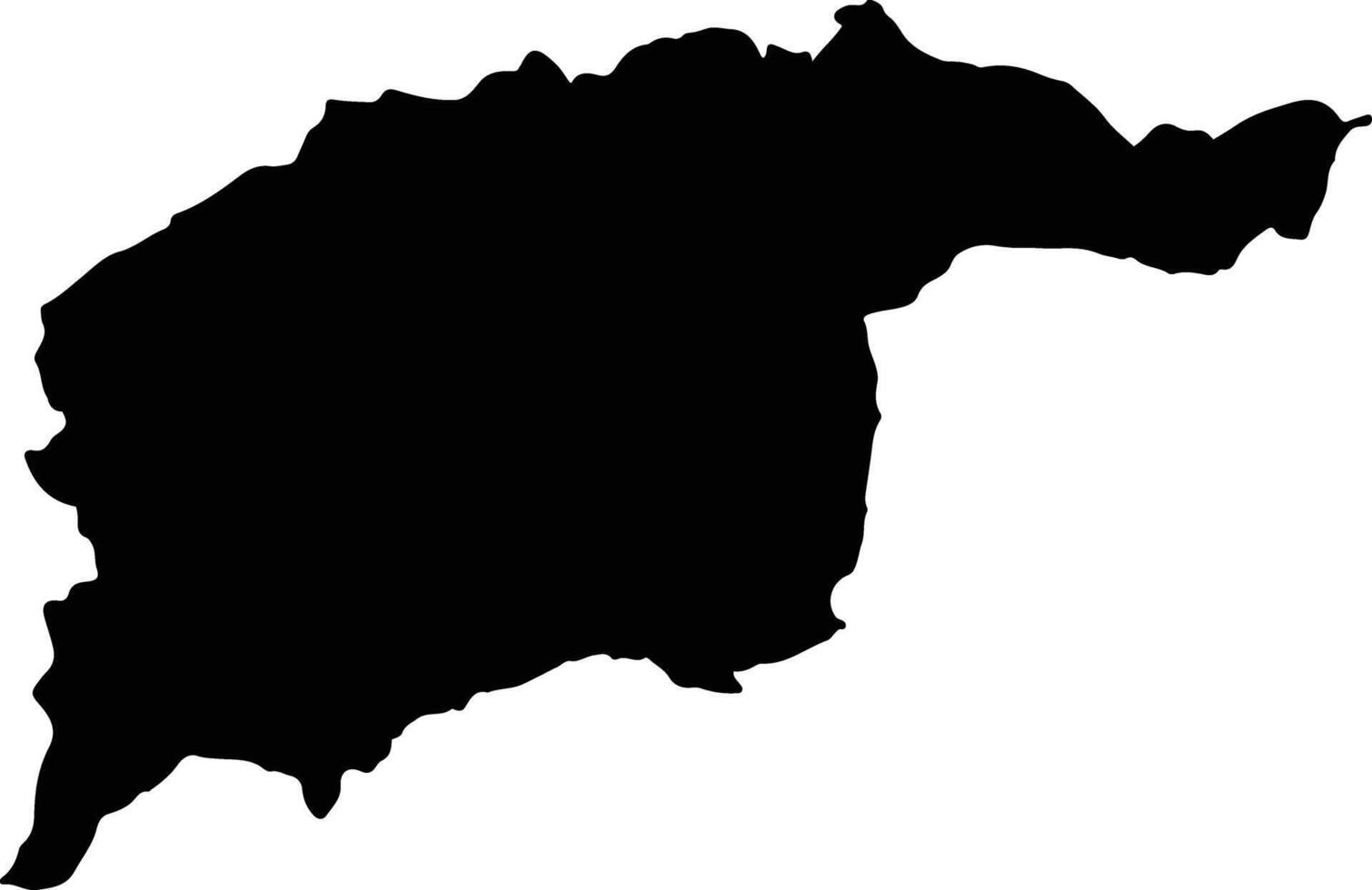 San Miguel Ecuador silhouette map vector