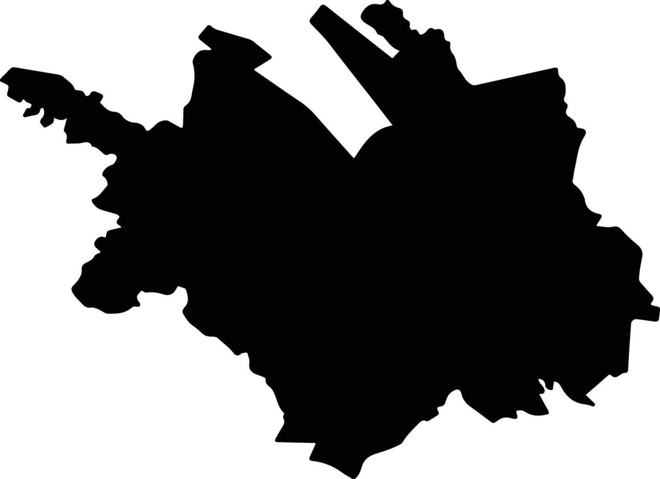 San Miguel Soyaltepec Mexico silhouette map vector