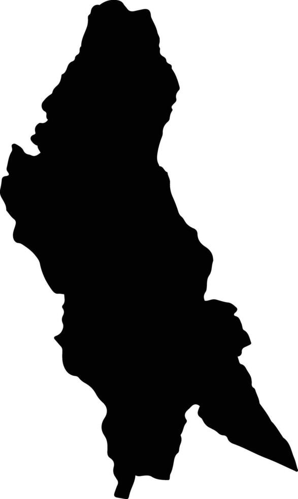 San Pedro de Pelileo Ecuador silhouette map vector