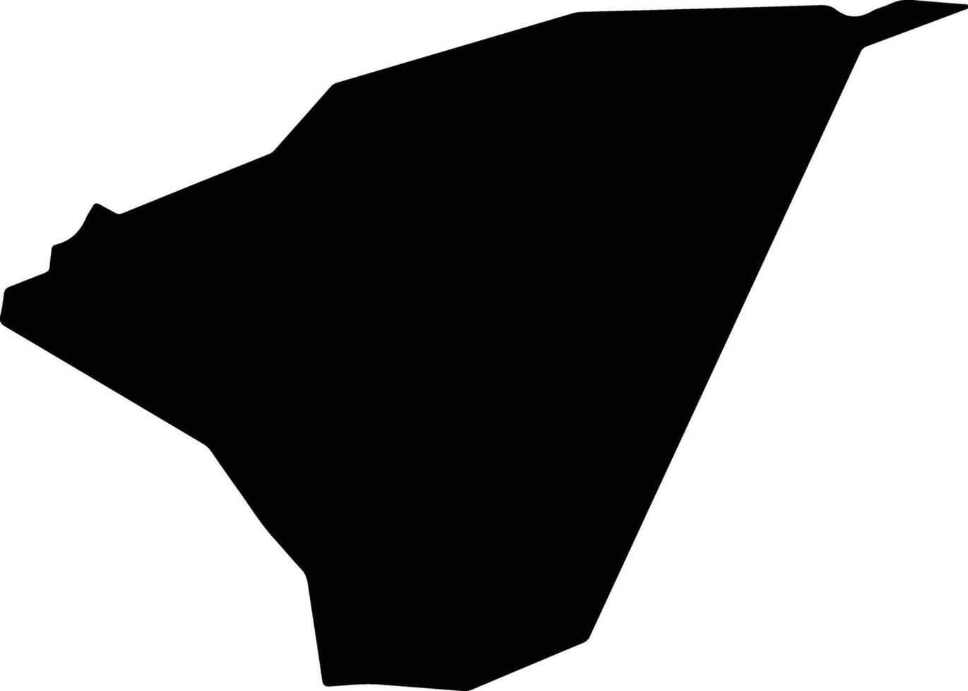 San Pedro Jaltepetongo Mexico silhouette map vector