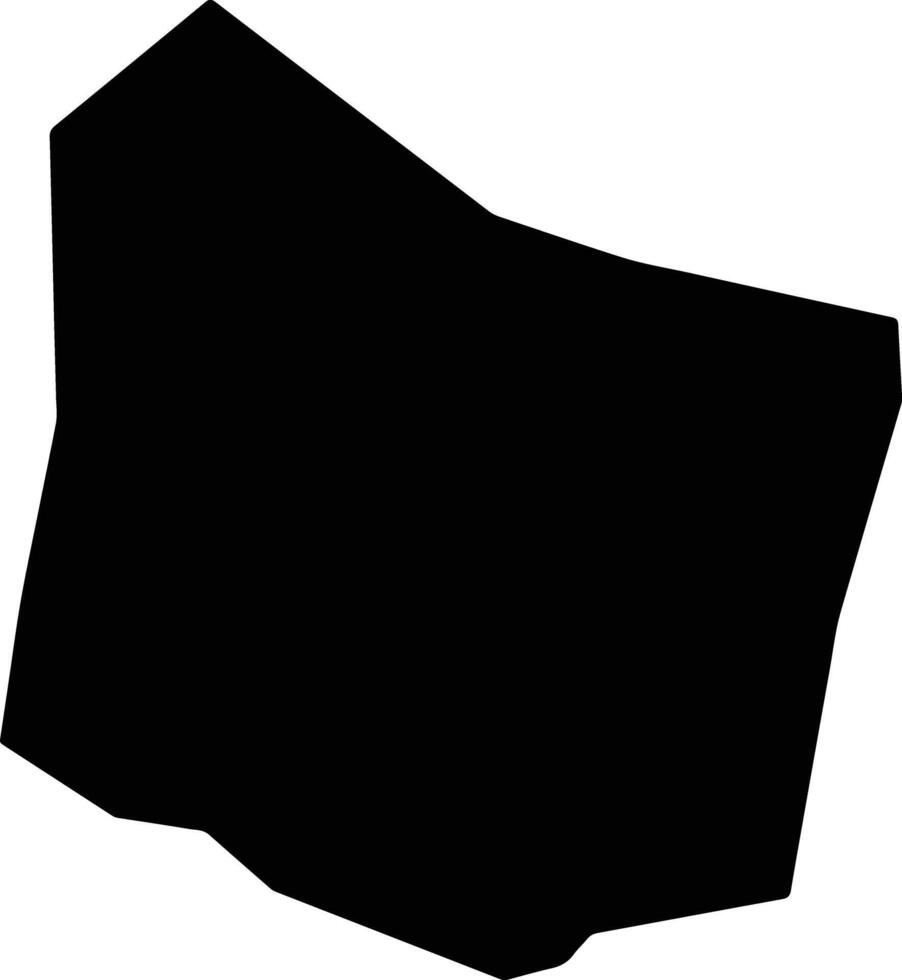 San Pedro Necta Guatemala silhouette map vector