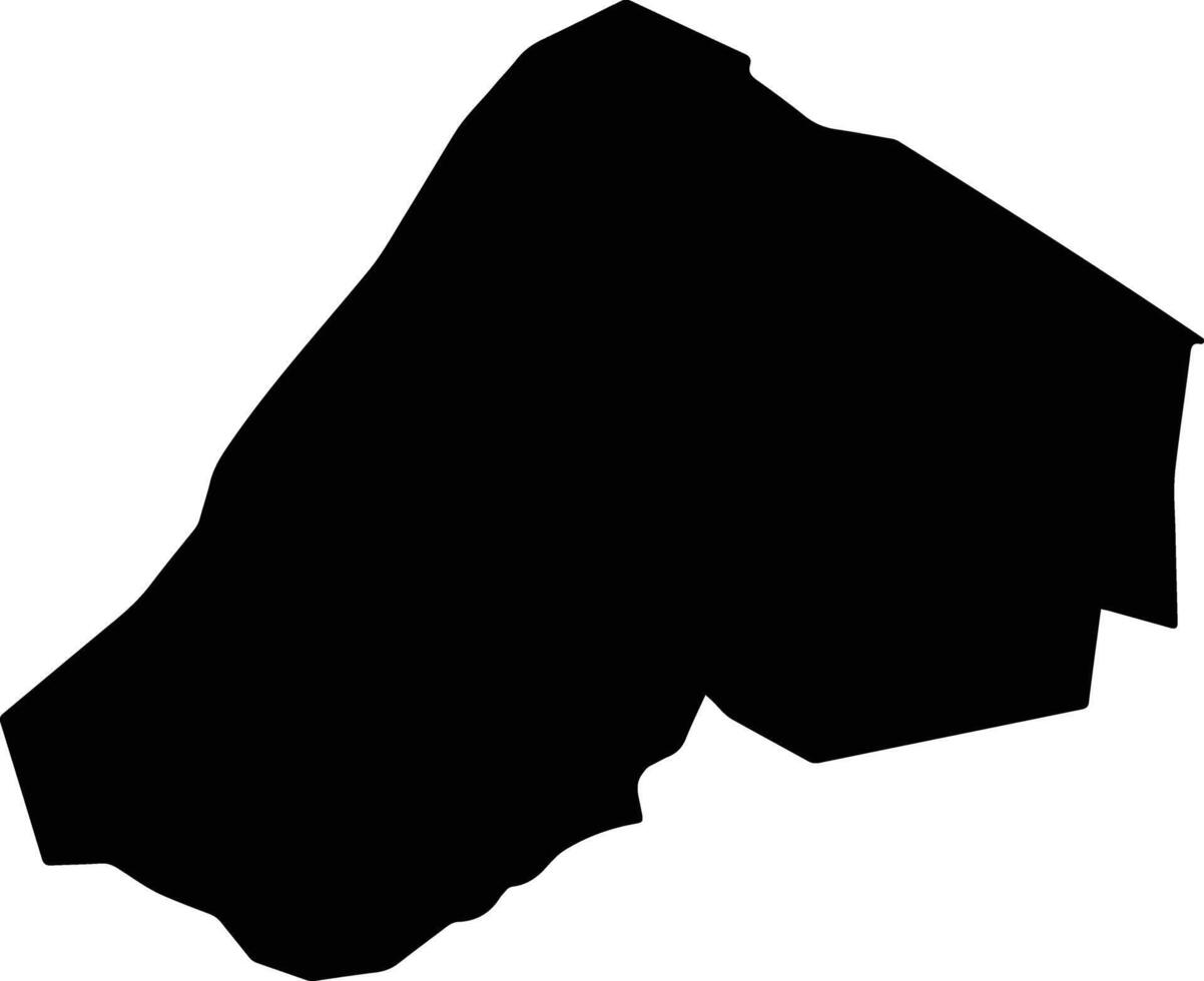 San Pedro Nopala Mexico silhouette map vector