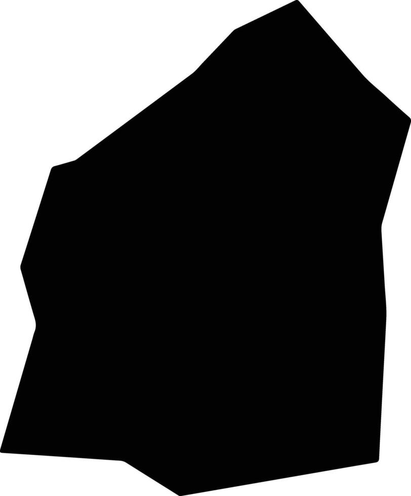 San Pedro Ocopetatillo Mexico silhouette map vector