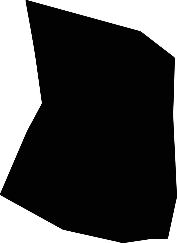 San Pedro Yucunama Mexico silhouette map vector