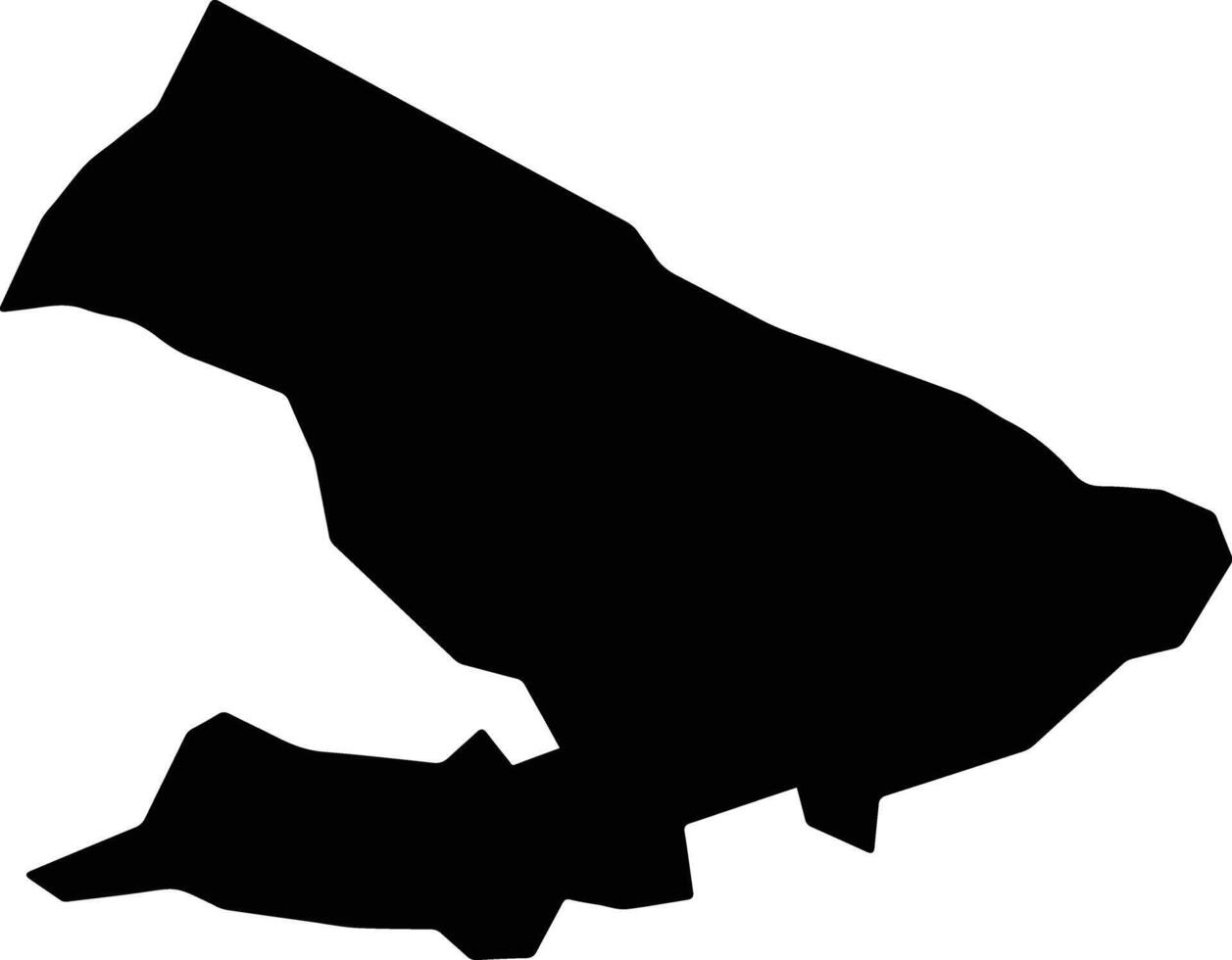 San Pedro Yaneri Mexico silhouette map vector