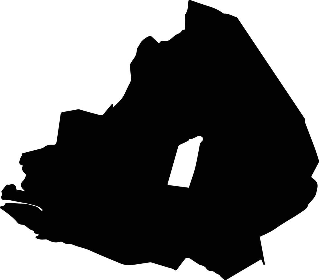 San Pedro Tapanatepec Mexico silhouette map vector