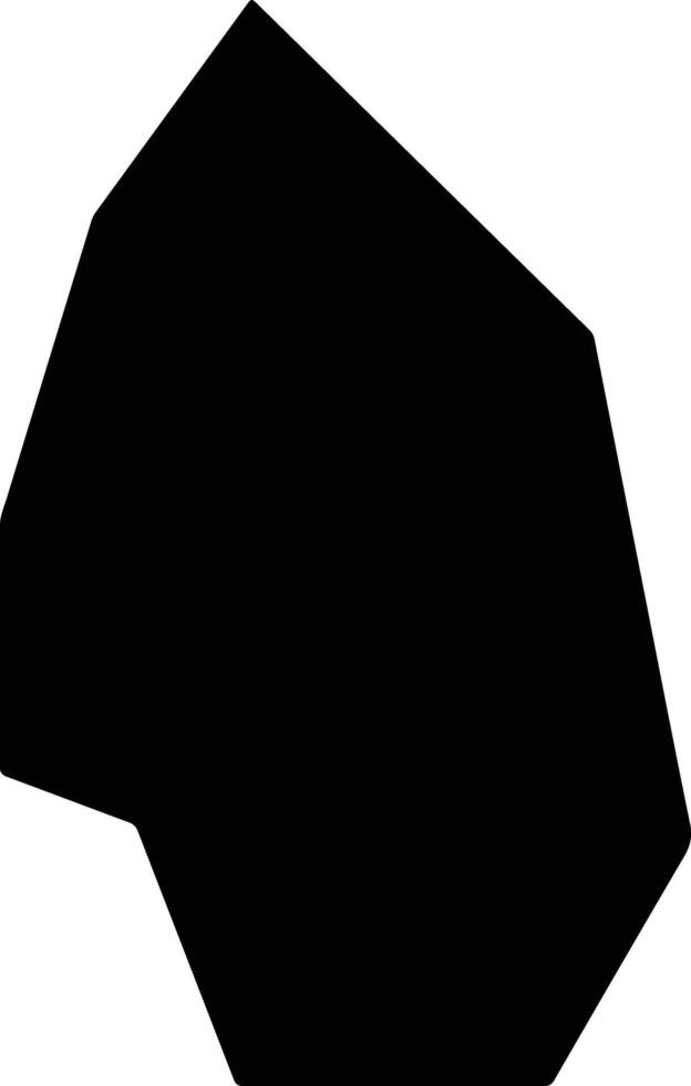 San Rafael Cedros El Salvador silhouette map vector