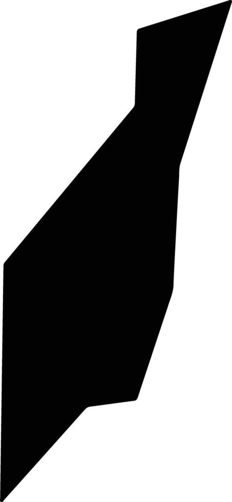 San Rafael Obrajuelo El Salvador silhouette map vector
