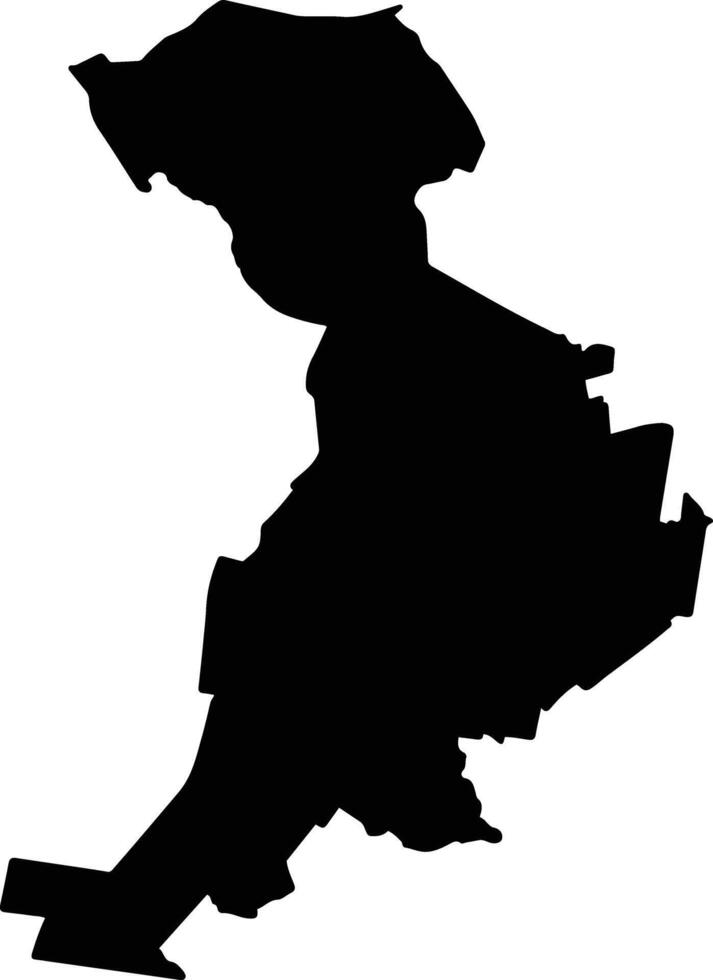 San Salvador Argentina silhouette map vector