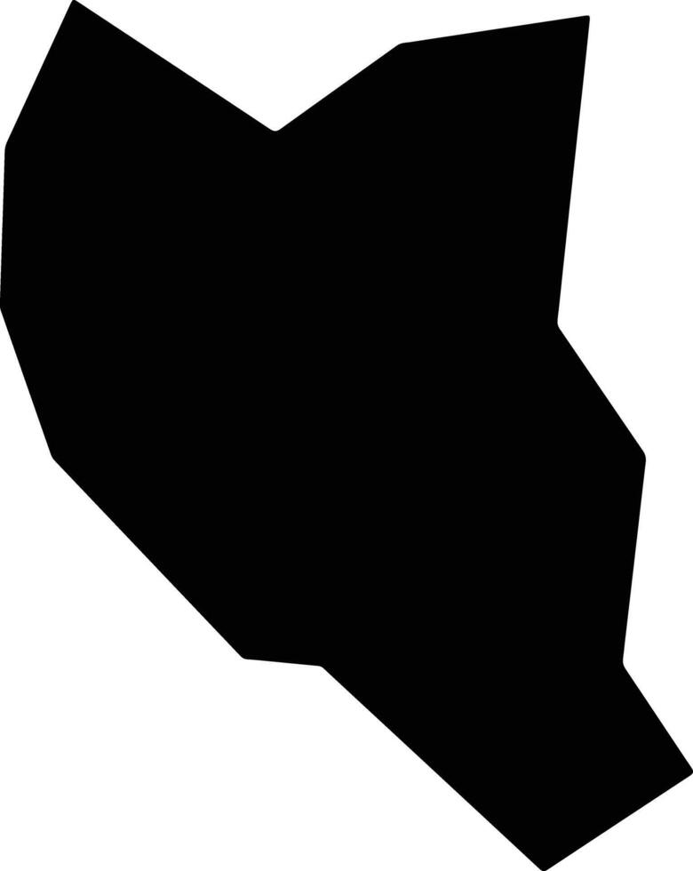 San Simon El Salvador silhouette map vector
