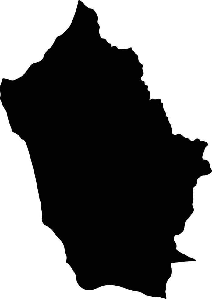 San Vicente Ecuador silhouette map vector