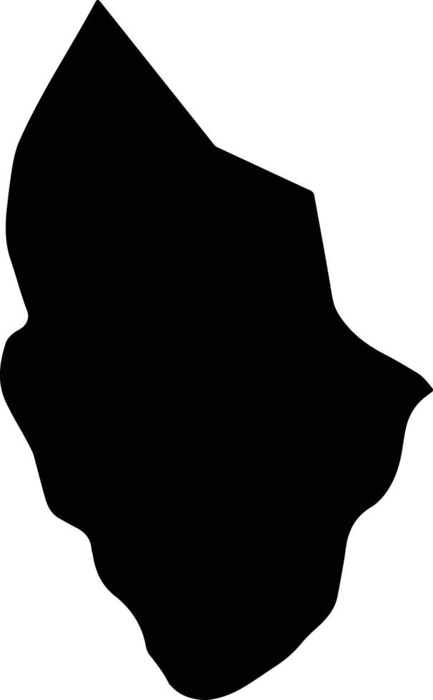 Sanagasta Argentina silhouette map vector