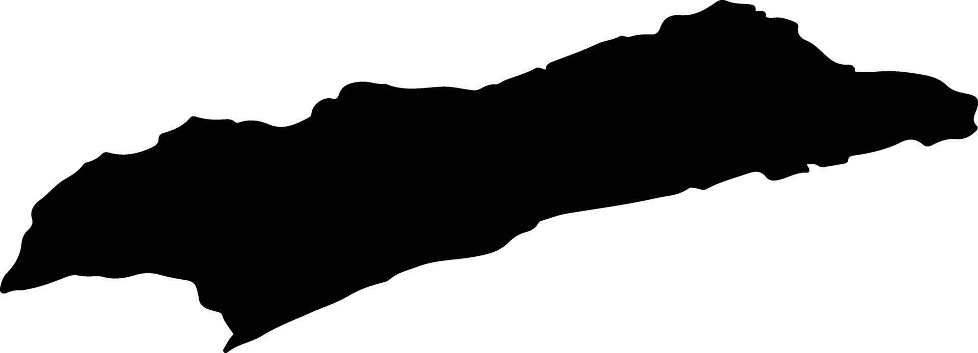 SANCRAIENI Romania silhouette map vector
