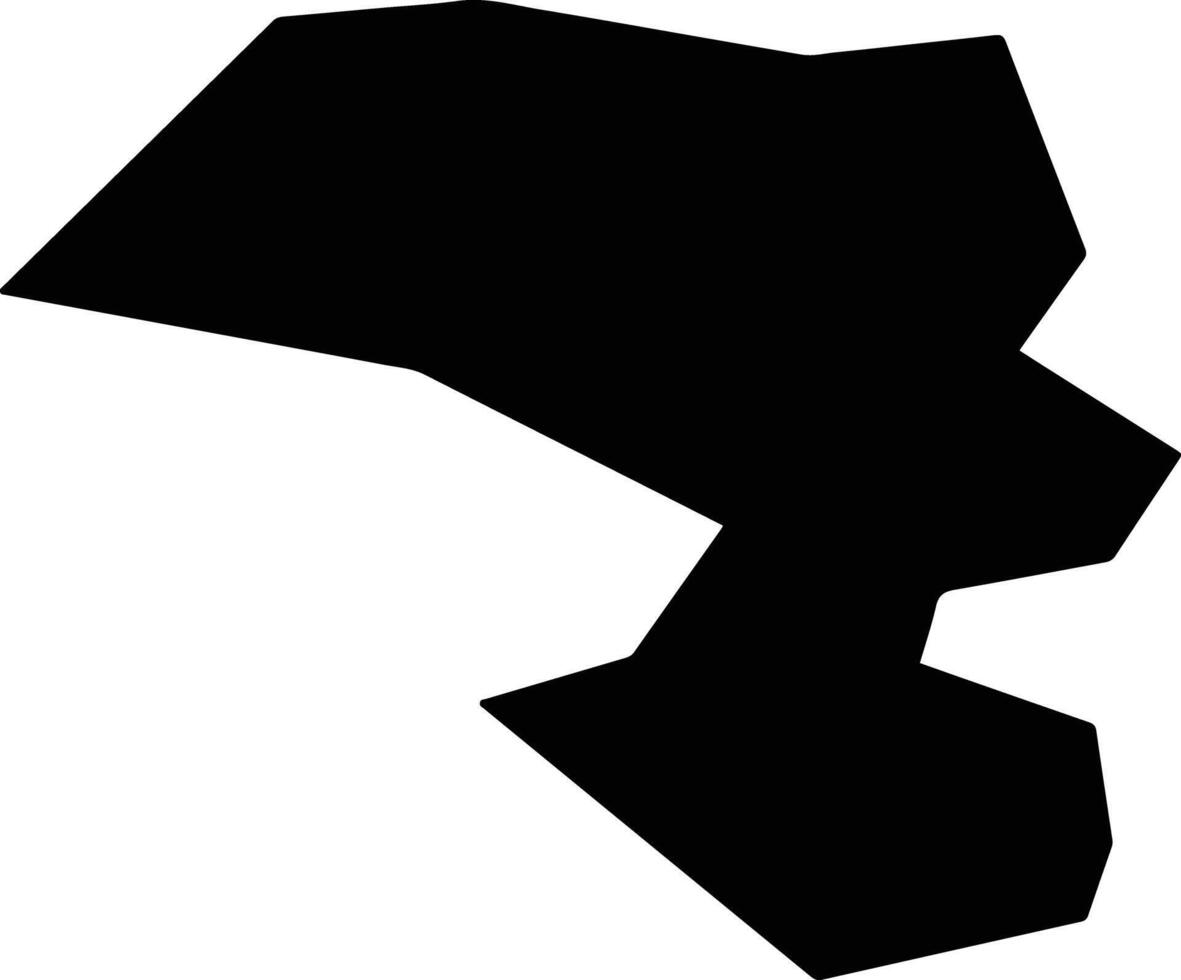 Sandviken Sweden silhouette map vector
