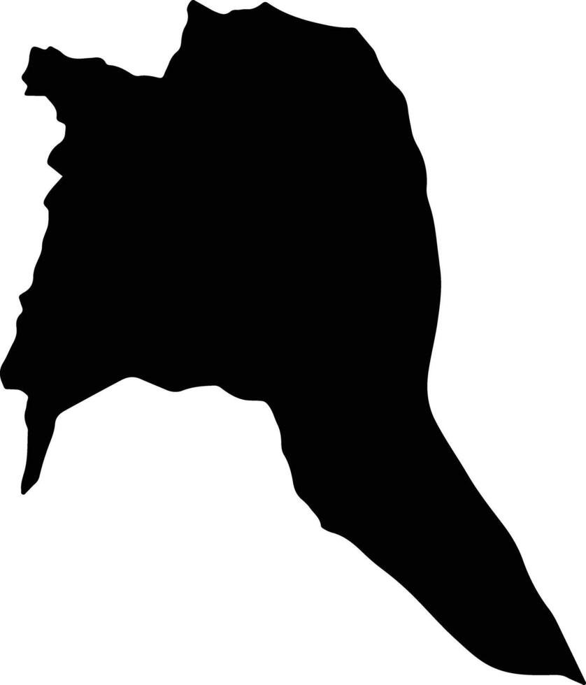 Sangthong Laos silhouette map vector