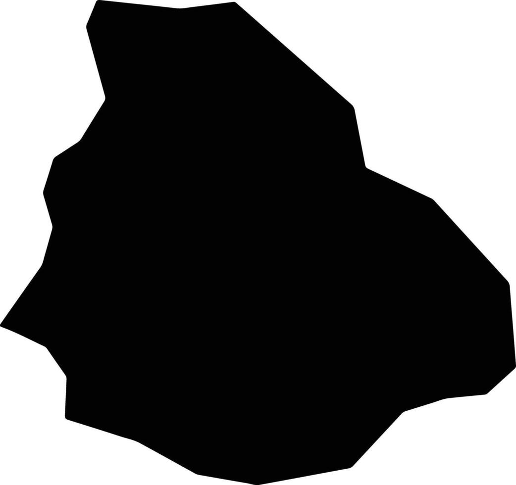 Sangwon North Korea silhouette map vector