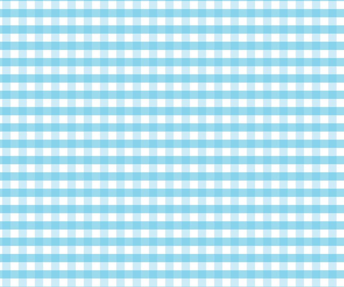 plaid fabric with a cyan background vector