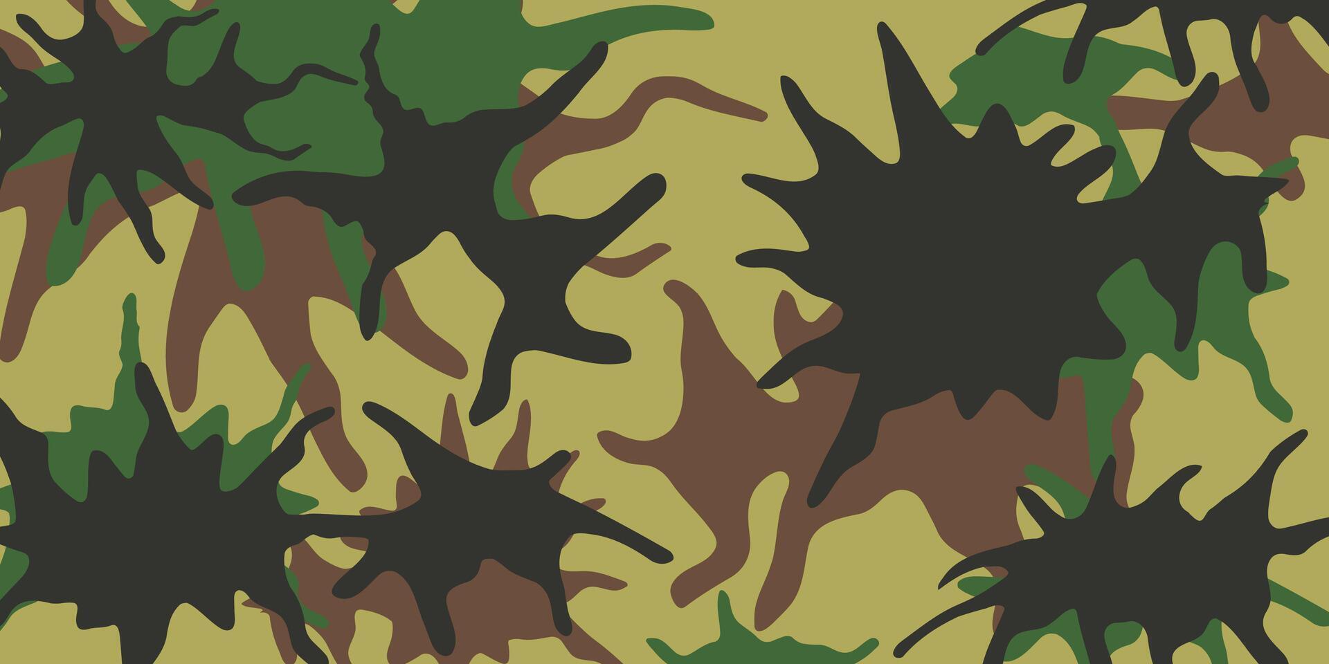 abstract green jungle forest camouflage pattern suitable for outdoor activity vector