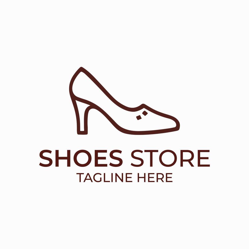shoe store logo vector
