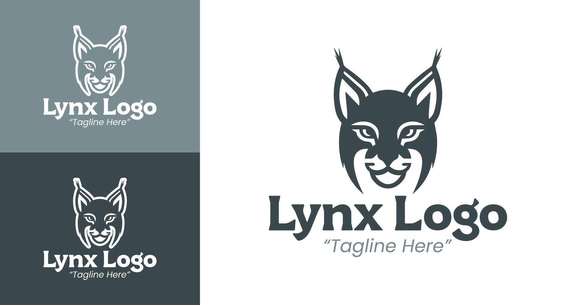 Modern and Professional Lynx Logo Design for Business Branding and Marketing vector
