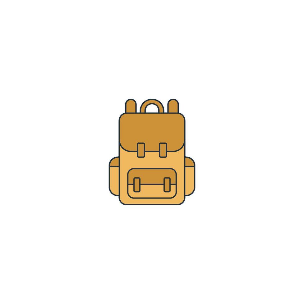 Travel Backpack for Adventures vector