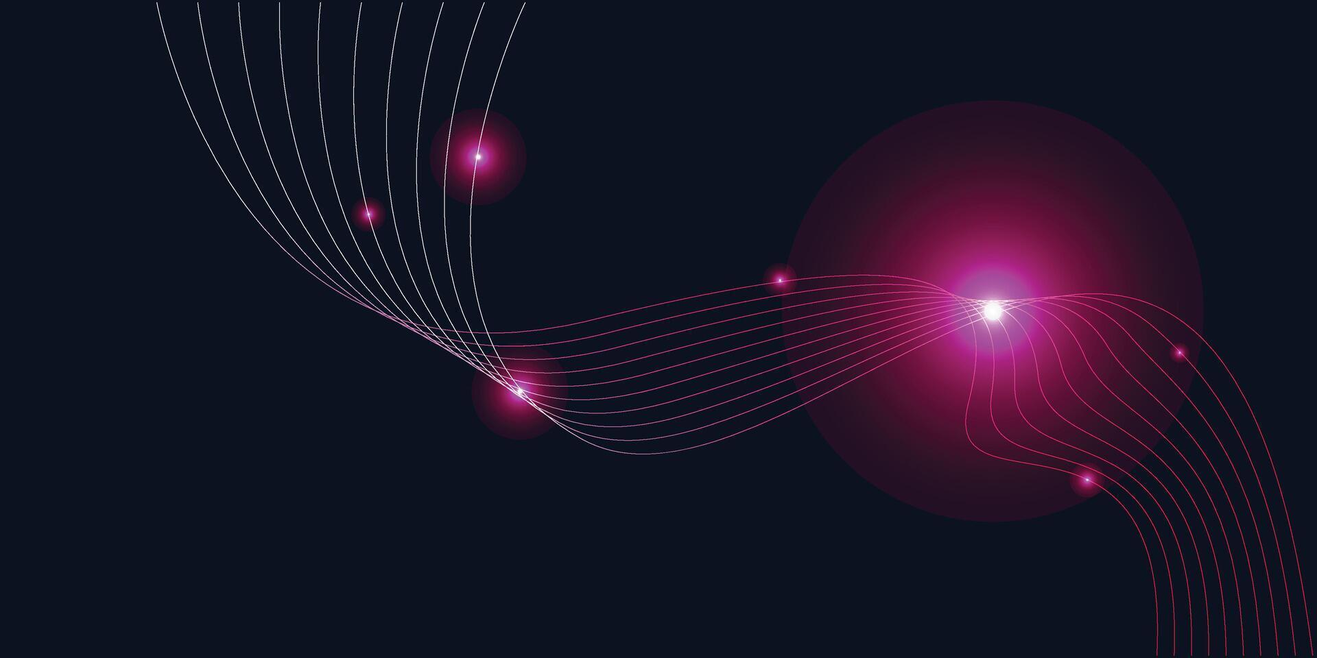 Technology digital flow background, modern tech banner, corporate business concept, hi-tech abstract background for presentation business corporate vector