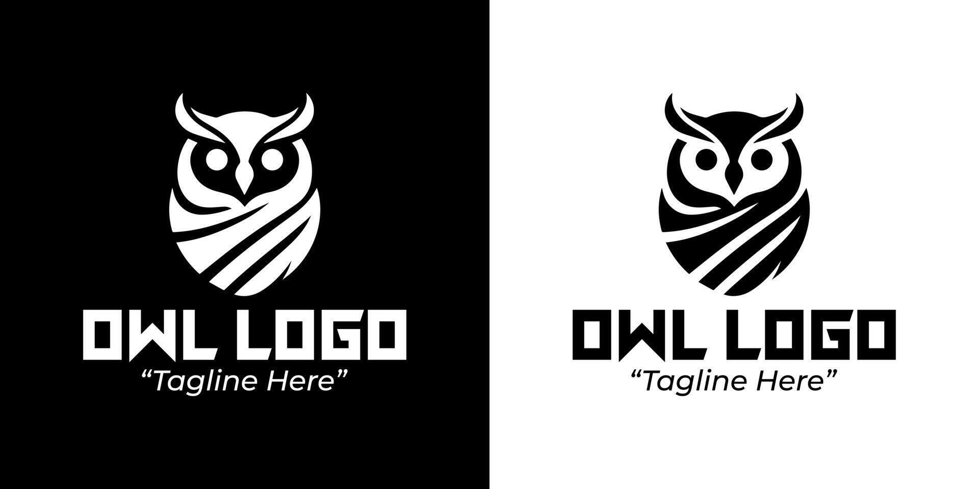 Stylish and Elegant Owl Logos for Branding and Identity Creation vector