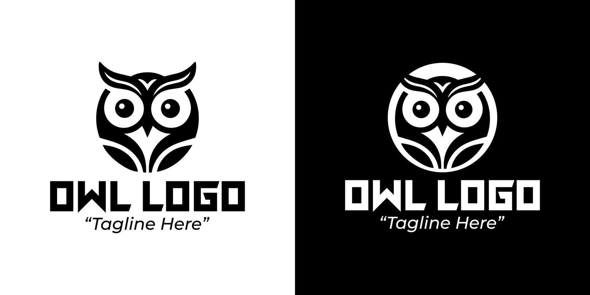 Sleek Owl Logos for Professional Businesses and Branding vector