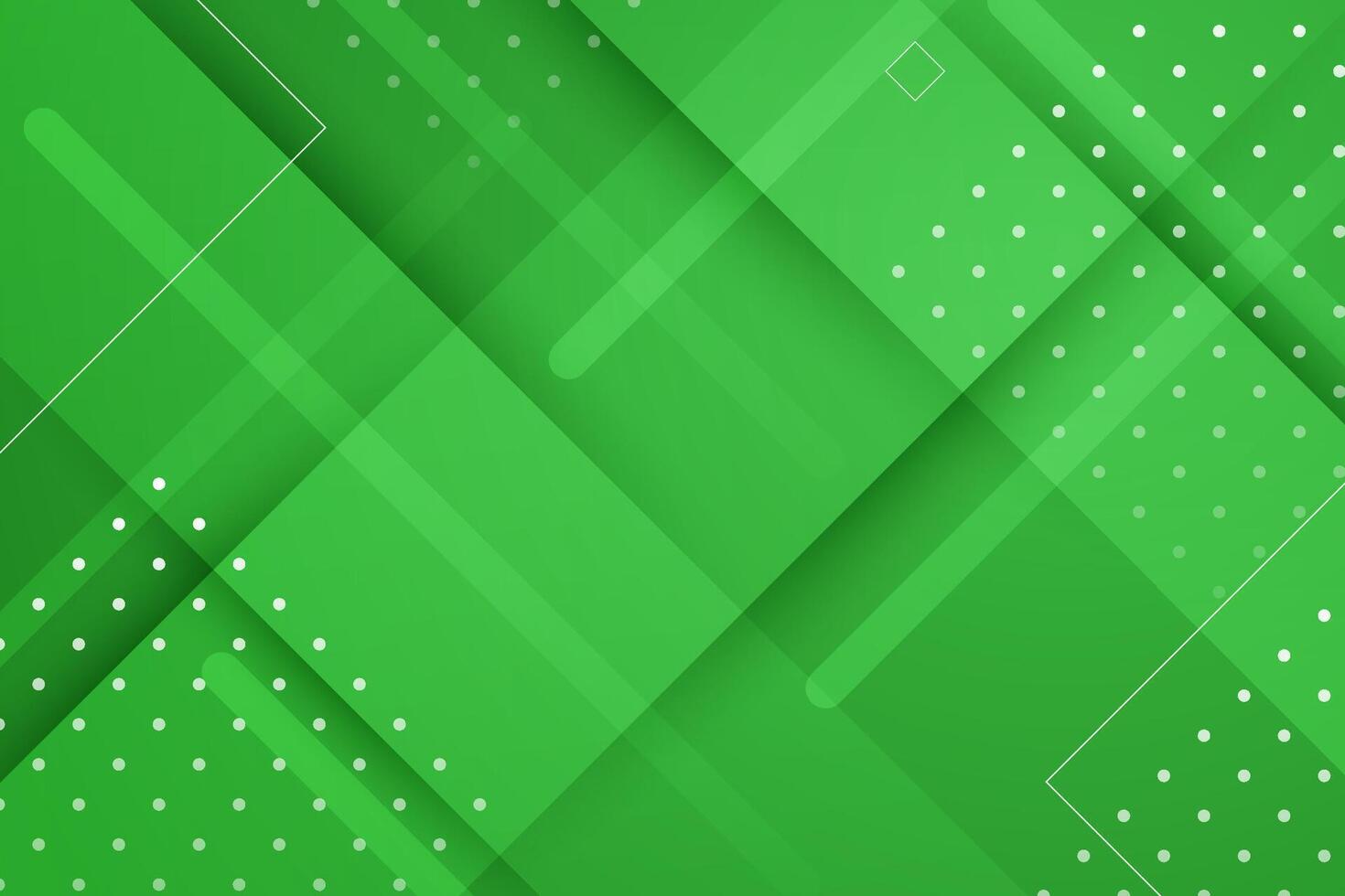 Modern green geometric abstract background vector