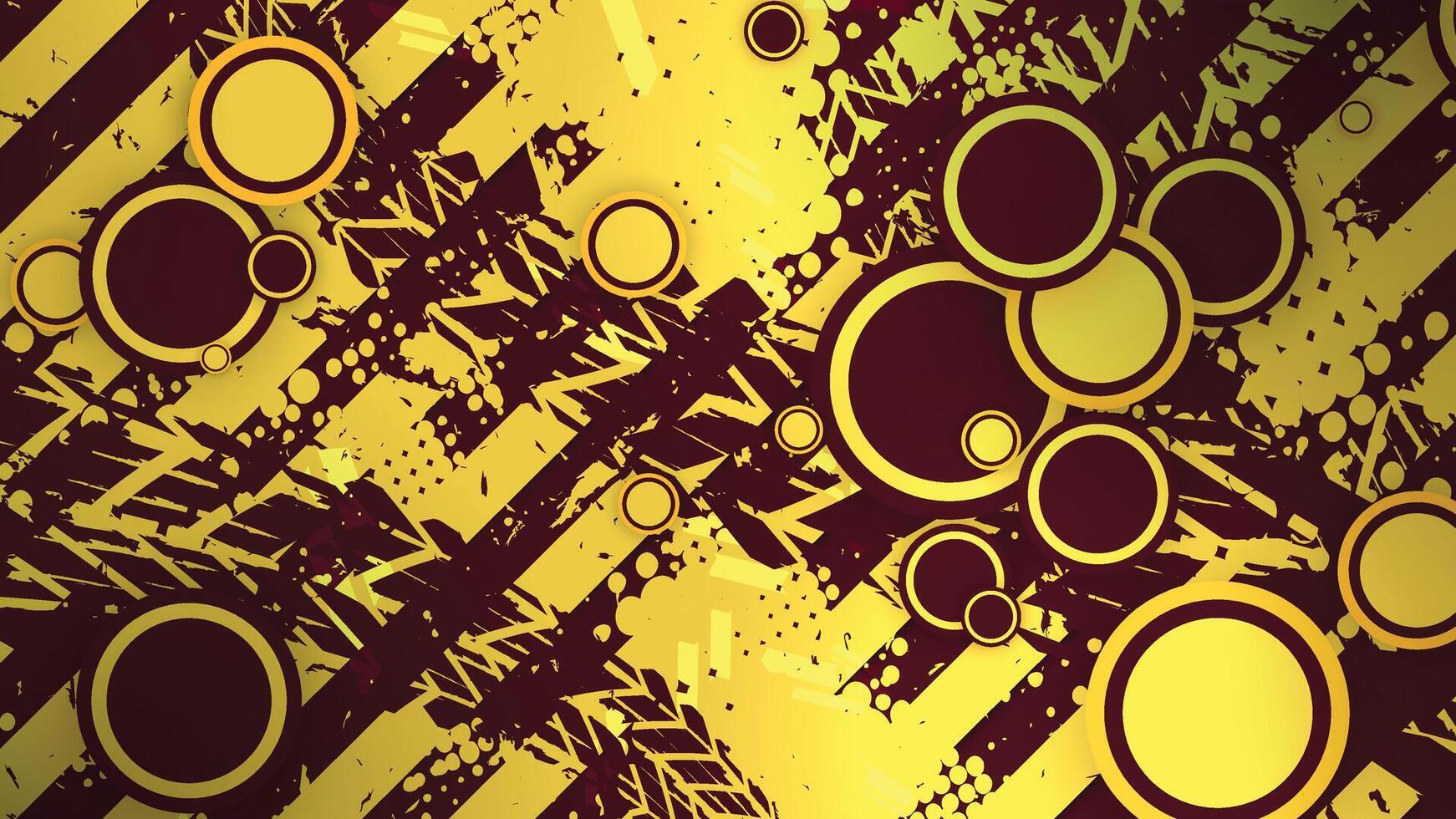 abstract background with circles and stripes vector