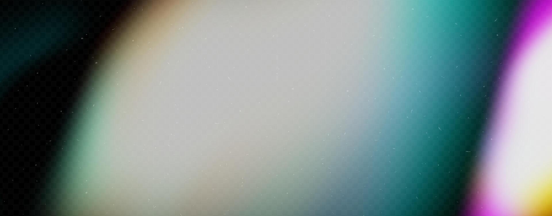 Retro film photo overlay with light leak, flare and grain. Vintage texture with burnt edges, bokeh and noise. Abstract cinematic background in warm tones. Perfect for posters or analog photo effects. vector