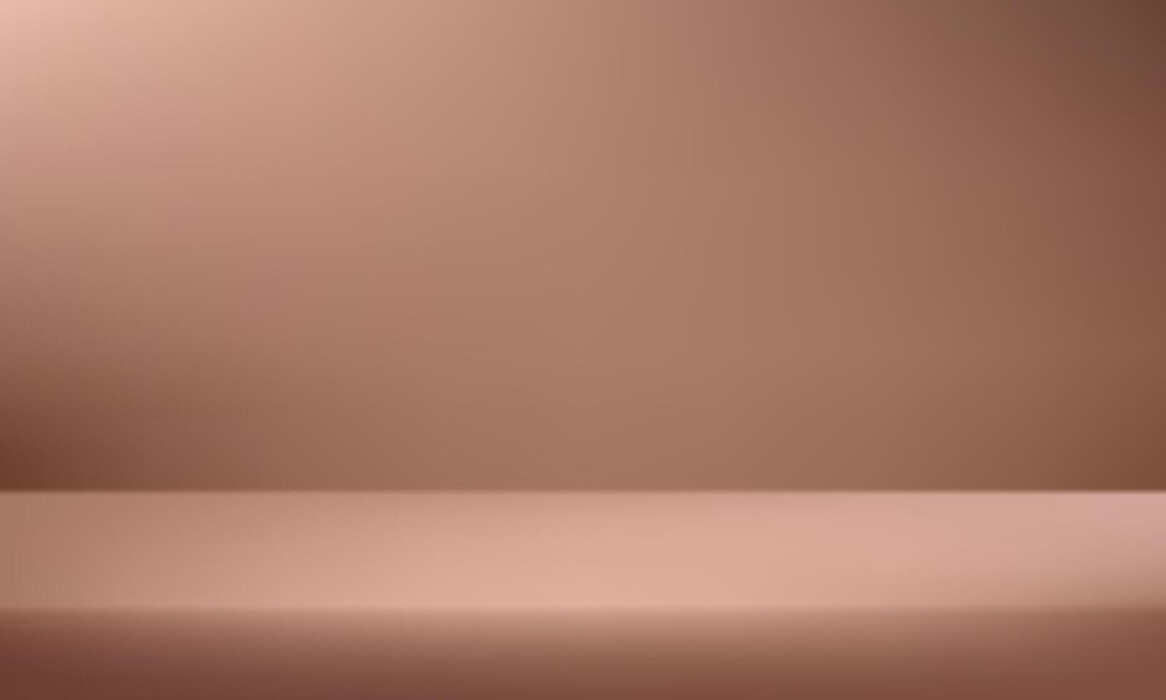 Empty Brown studio background. Empty room with light effect. Space for selling products on the website. illustration. vector
