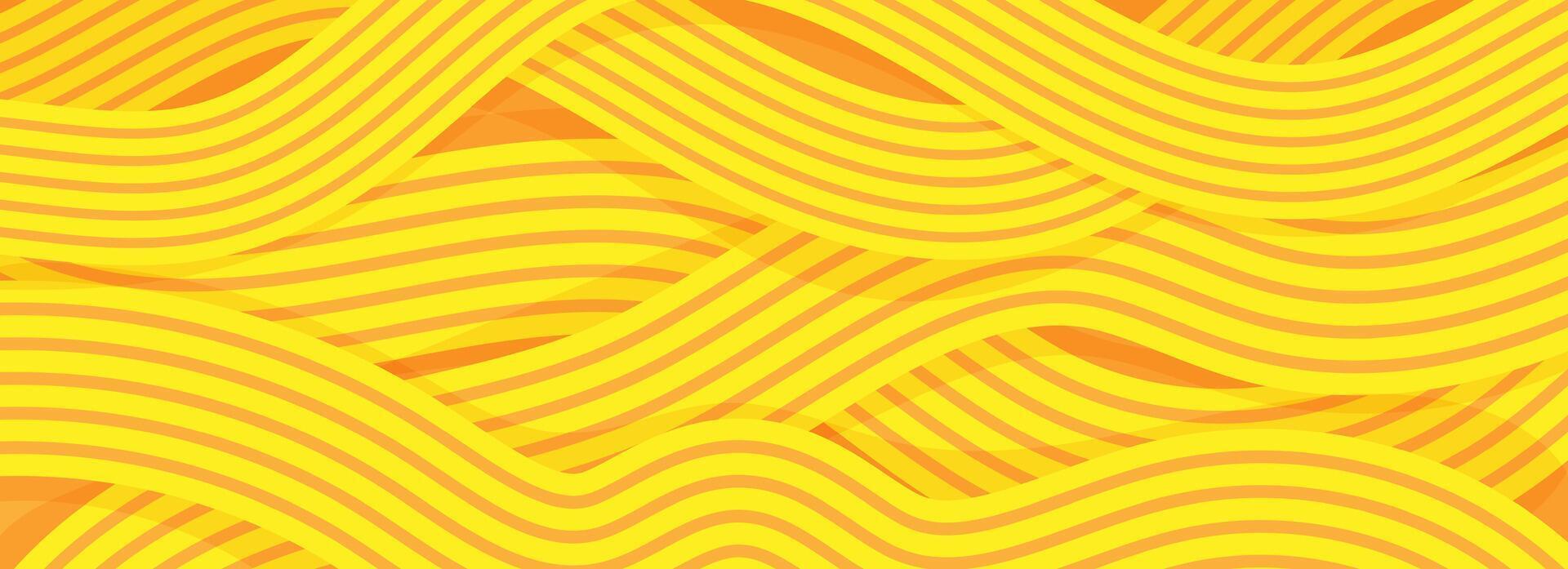 Ramen pattern, vibrant background illustration of asian noodles, ramen, spaghetti, orange background pattern vector