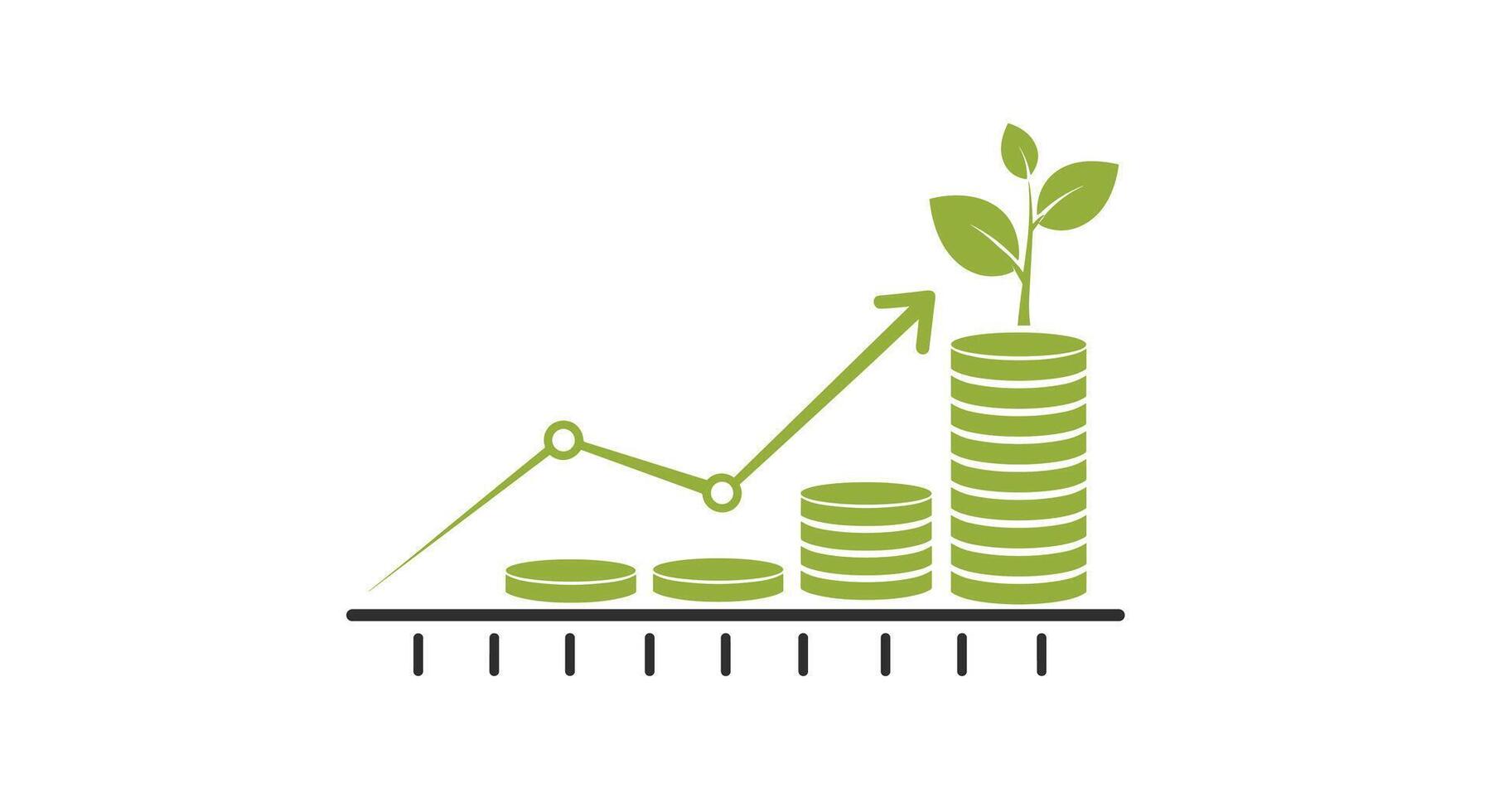 Strategies and Insights for Financial Growth Cultivating a Sustainable Future with Investments vector