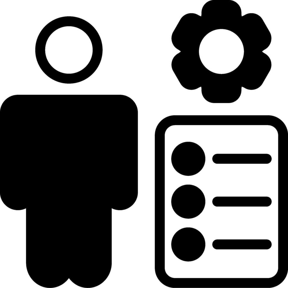 Soft SkillsModern Semi Solid Black Icon vector