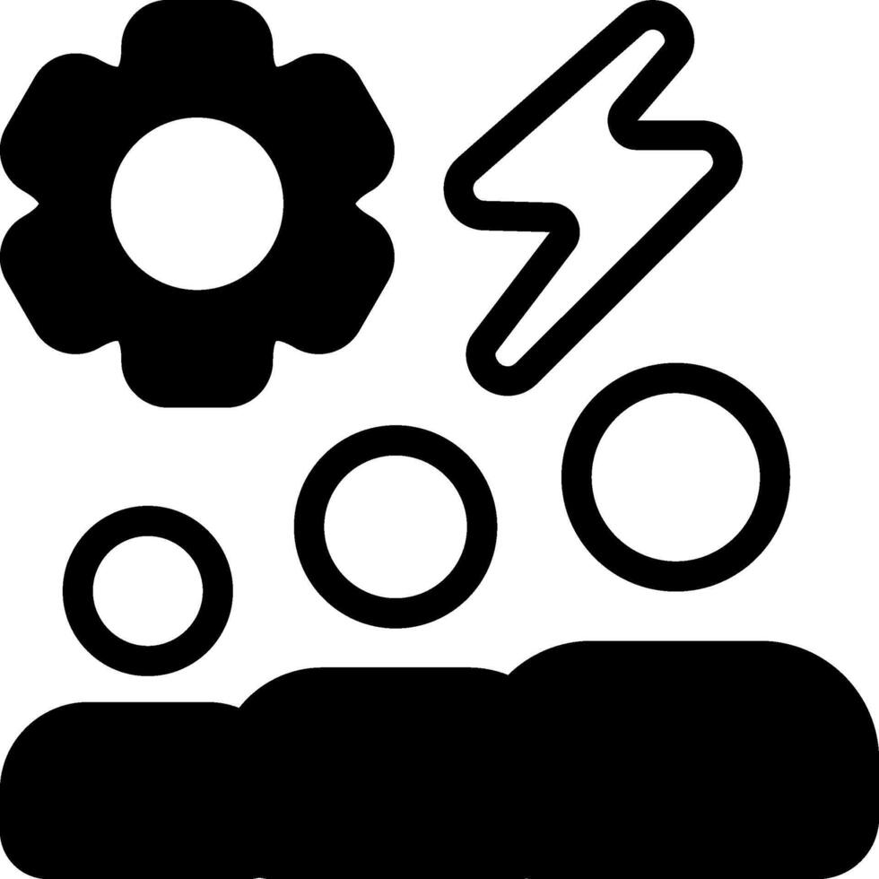 Conflict ManagementModern Semi Solid Black Icon vector