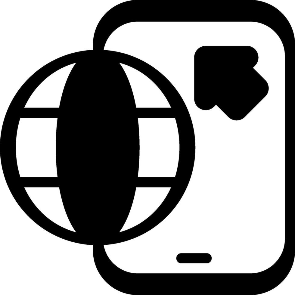 E learningModern Semi Solid Black Icon vector