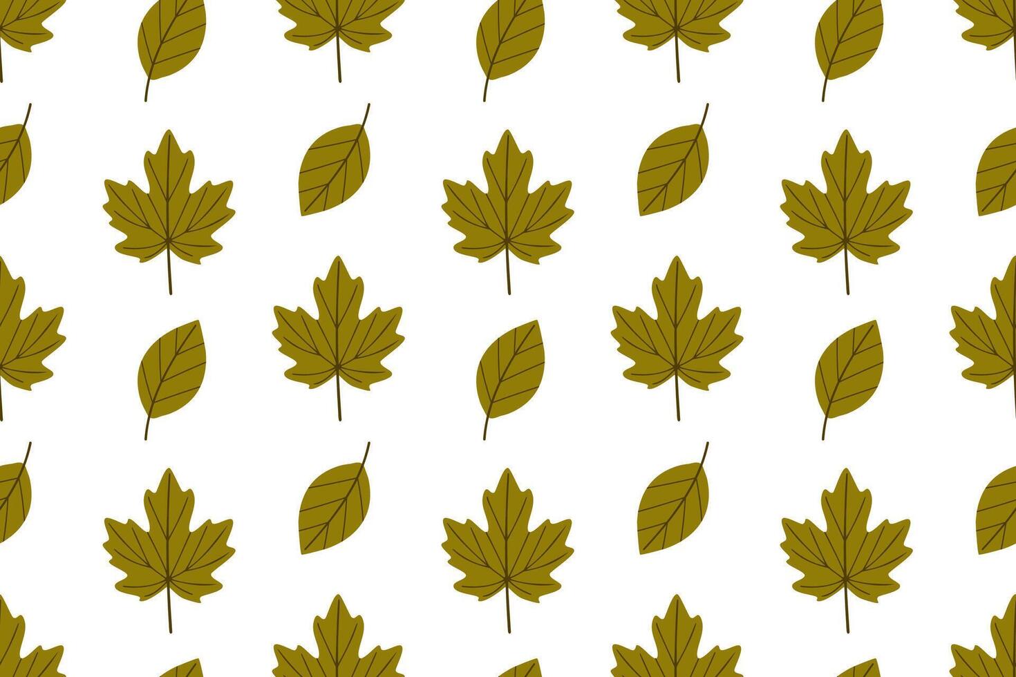 Mini autumn leaves seamless pattern with colorful small foliage. Great for wrapping paper, packaging and seasonal backgrounds vector