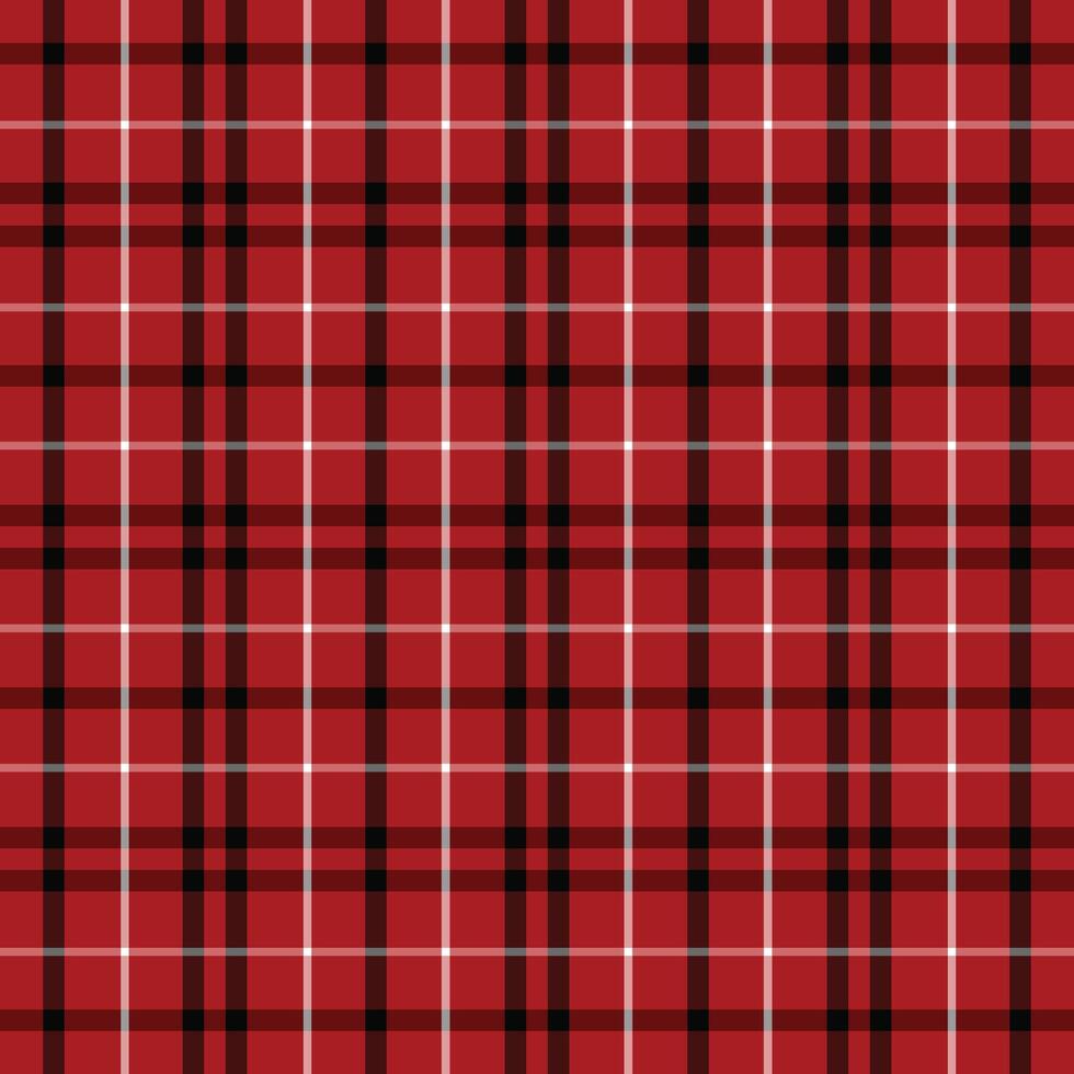 black red white fashion scottish tartan plaid checkered stripes flannel fabric print pattern background vector