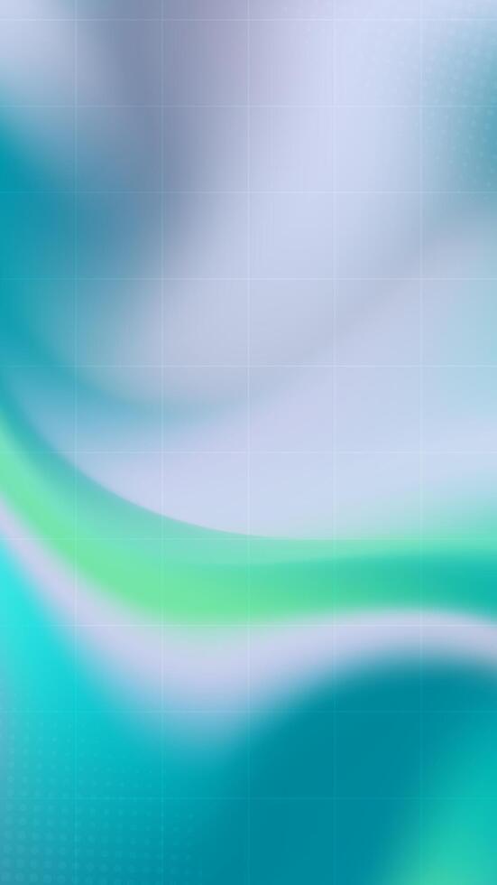 Vertical abstract background with flowing aqua and green hues vector