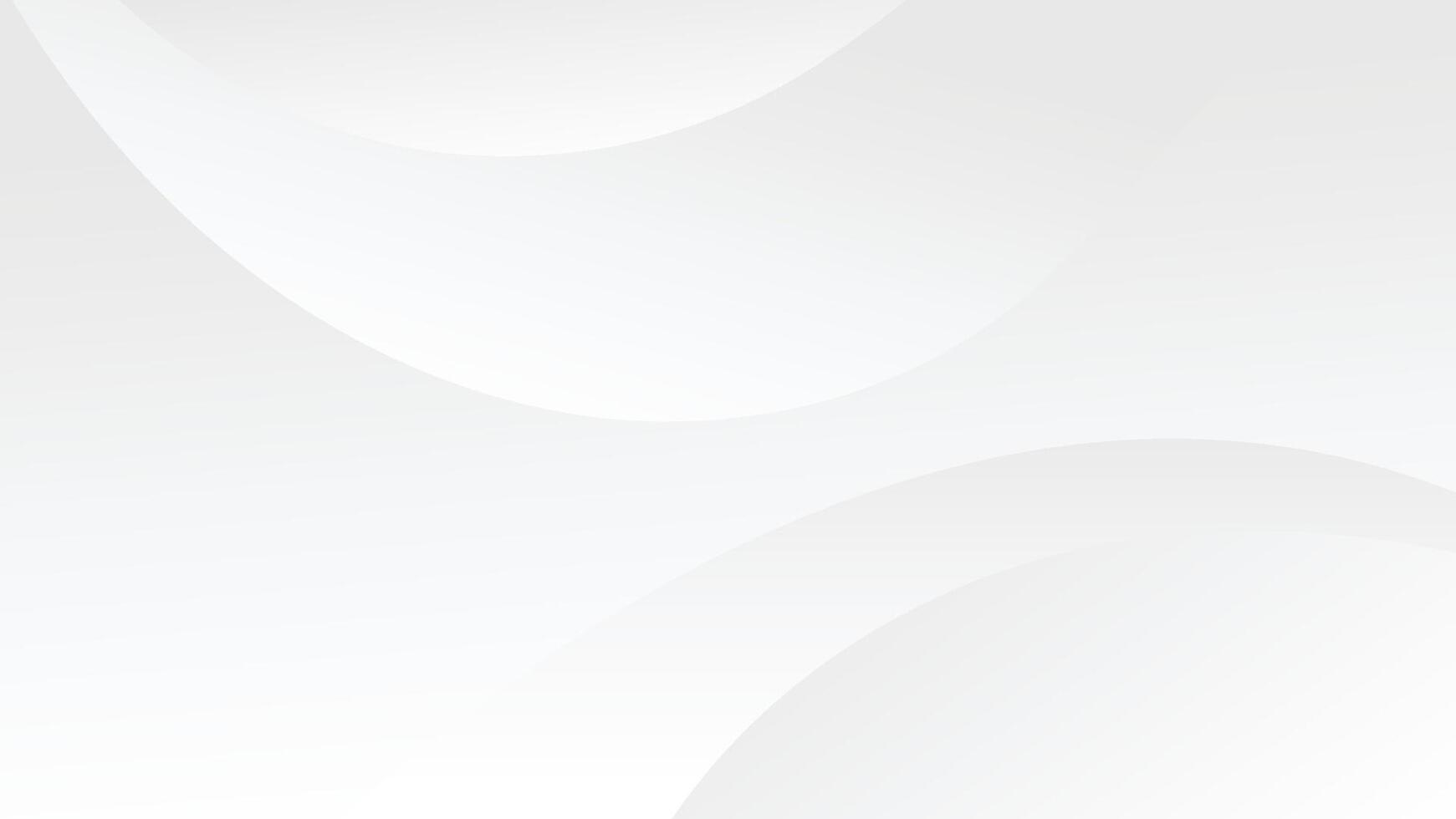 white background with abstract curve shape and swirl line decoration vector